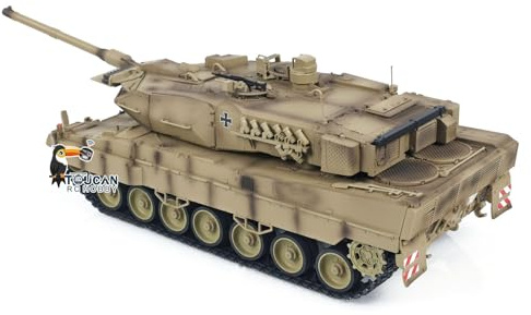 TOUCAN RC HOBBY Tongde 1/16 RC Infrarot Kampfpanzer Deutscher Leopard2A7 Elektro Militärpanzer