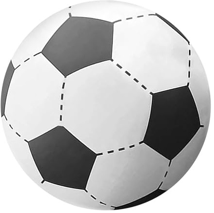 Pallone da spiaggia gonfiabile gigante - PVC durevole | Palloncini da spiaggia gonfiabili per sport all'aria aperta | Grandi palle gonfiabili per un gioco divertente | Pallone da spiaggia gigante per