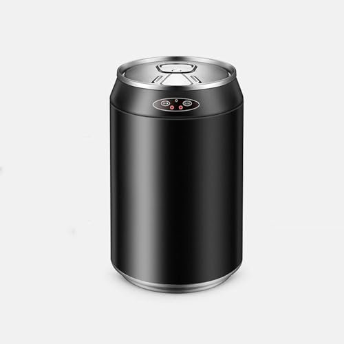ASerZenith Poubelles Poubelle à Induction Intelligente avec Couvercle Moyenne en Acier Inoxydable Automatique Ménage Salon Canettes de Coca Personnalité Charge Poubelle Poubelle de