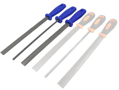 BOOMET Raspelset 3-teilig · 3x 31cm lange Holzraspeln · ideal zum Schleifen & Entgraten · Rundraspel, Halbrundraspel, Flachstumpfraspel · Raspelsatz