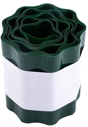 Bordo flessibile da giardino, 9 m x 10-40 cm, striscia di plastica per aiuole, barriera per aiuole fai da te, pieghevole e tagliabile (30 cm)