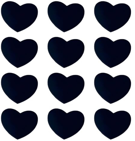 HIOPOIUYT 12pcs Racchetta Da Tennis Smorzatori A Forma di Cuore Stringa Dampener Silicone Racchetta Da Tennis Ammortizzatore Ammortizzatore Dampener Gear Control