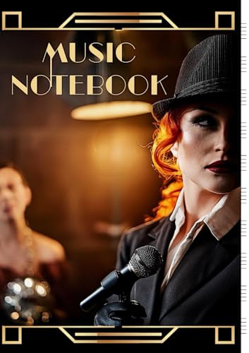 Music Notebook: Blank Sheet Music Paper | A4 (8,27 x 11,69) | 100 Pages | 10 Staves Per Page | Premium Staff Paper For Students, Songwriters, Musicians & Composers