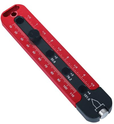 DEWIN Woodworking Compass Scriber Dual Scale Aluminum Alloy Fixed Point Marking Scriber for Woodworking Carpenter Leather Work