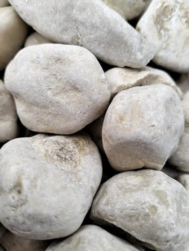 Generico Ciottoli Pietre Sassi antichizzati D. 25/35 mm. per Giardino Sacco 25 kg