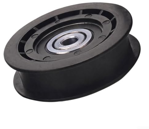 Umlenkrolle für ECKA30 Mäher Spanner Zahnriemen Rad Passend 21199HD Rasentraktor Schwarz Kunststoff Langlebig