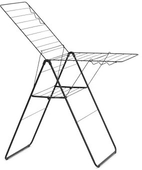 Brabantia Etendoir à Linge HangOn - Noir - 403408, 20 mètres De Sechage