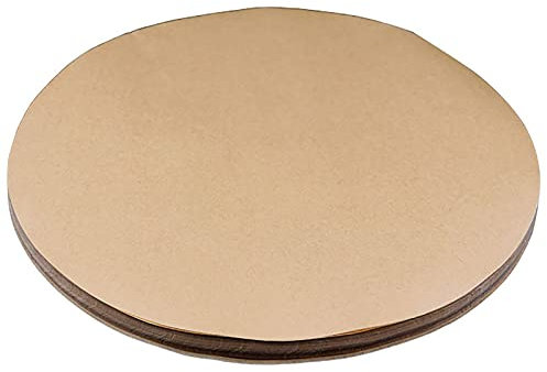 MARMODAY 500 Blatt fettdichtes Backpapier runde Blätter Kochen Kuchen antihaftbeschichtet Burger Patty Papier Backen zum Trennen von Burger 32 cm Durchmesser