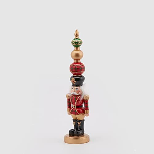 EDG SOLDATINO Topiary con Decorazione H49 Colore : Green-Red