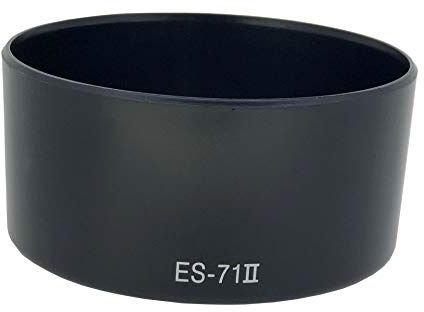 Braleto ES-71II Gegenlichtblende für Canon EF 50mm f/1.4 USM Objektiv Streulichtblende Kameraobjektiv-Zubehör schützt das Objektiv und verhindert Reflexion