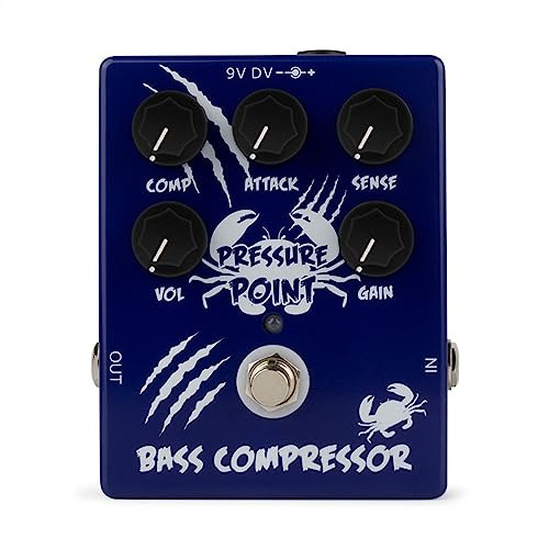 guitar effects Pressure Point Bass Compressor Effect Pedal True Bypass