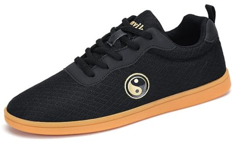 ForceRoute Taekwondo Boxschuhe,Tai Chi Schuhe,Herren Damen,Martial Wudang Kung Fu Schuhe,Shaolin Qi Gong Trainer Wing Chun Schuhe,Leinwand,Atmungsaktiv,rutschfest,für Karate,Training,Sport