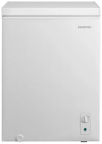 INFINITON Arcon Congelador CH-15H85BEH, 143 Litros, Función FAST FREEZING, Función STAND BY, Regulación en altura, E, Blanco, Compresor Silent design