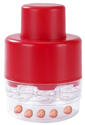 Xijobido Strumento Snocciolatore Ciliegie - Rimozione Veloce Noccioli A Spinta E Tiro Con 7 Buchi | Portatile Estrattore Noccioli Per Frutta Con Protezione Schizzi Risparmia Accessori Cucina Per Tutti