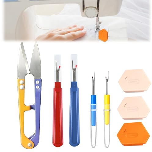 Seam Ripper, 7-teiliges Nähzubehör Set Mit Auftrenner Für Nähte, Hochwertiges Material In Farbiger Ausführung, Nahttrenner Profi Und Fadentrenner, Ideal Für Nähen Und DIY-Projekte