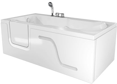 Seniorenwanne mit Tür S17-EH-R 75x150 cm