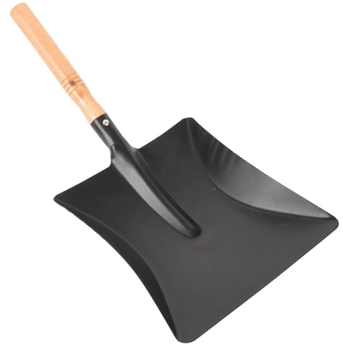 Abaodam Pala da Giardino Piccola in Ferro Manico in Legno, Vanga Leggera per Scavare e Pulizia Terreno Domestico, Utensile Manuale Multifunzione per Piantumazione e Cura del Prato