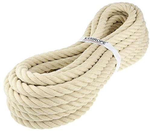 Corde Cordage en Chanvre synthétique 30mm Vente au mètre toronné Catégorie A (Prix au mètre)