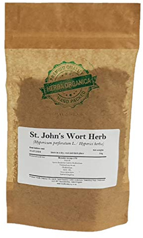Hipérico Hierba / Hypericum Perforatum L / St. John's Wort Herb # Herba Organica # Hipericón, Corazoncillo, Hierba De San Juan (50g)