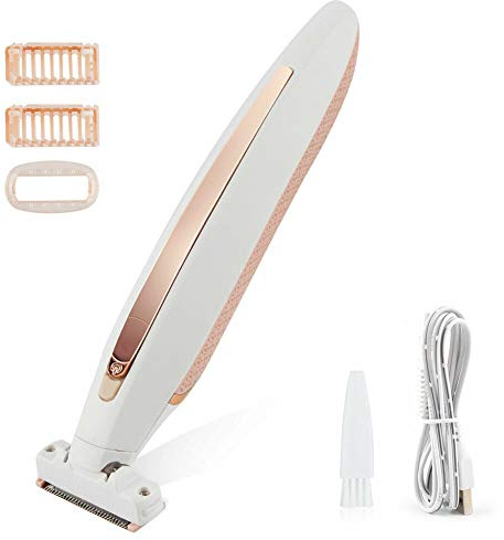Lady Shaver, depilación eléctrica para mujer, cuerpo impecable, removedor de vello portátil sin dolor, perfecto para cara, piernas, manos, bikini, axilas con luz LED