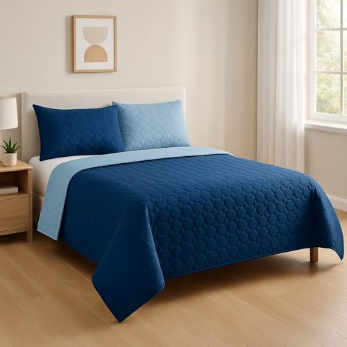 Leonardo home - Copriletto matrimoniale primavera-estate tinta unita double face 100% poliestere e 100% MADE IN ITALY.