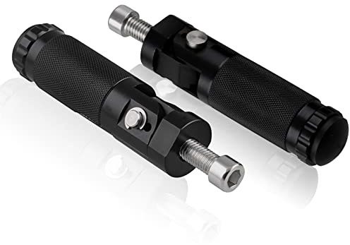 Reposapiés Para Motociclet a,reposapiés de Motocicleta,Pedales para Moto,Pedal de Motocicleta de Aluminio,Compatible con Tornillo Universal de 8mm