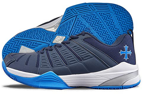 Teuton, AC1 All-Court, Zapatillas - Squash - Tenis - Balonmano - Padel - Voleibol - Pickleball - Calzado para Todo Tipo de Superficies, Blanco, EUR44