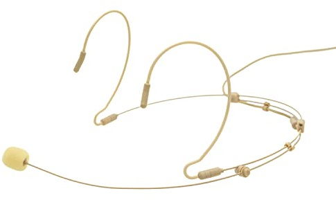 AudioDesign PA MU HS Pro Microfono ad archetto professionale con kit 3 adattatori, ampiezza dell’archetto regolabile, custodia texture fibra di carbonio