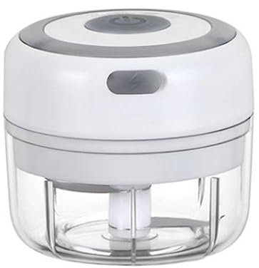 Hachoir électrique 100/250 ml USB sans fil presse-ail électrique presse-ail USB presse-ail fruits et légumes gadgets outils (couleur : A-blanc-100 ml)