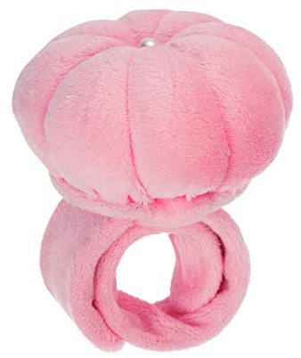 sourcing map Handgelenk Stiftkissen Band Nadel Kissen Nadel Halterung Nadelkissen mit Einstellbar Riemen Passt Alle Handgelenk Größen für Nähen Quilten Nadelarbeit Handwerke Rosa