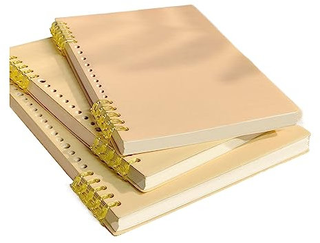 KONVER Personalisierte 5er-Pack Spiral-Notizbuch, A4, A5, B5, abnehmbar, 60 Blatt, Tagebuch, horizontale Linie, Notizblock, Studium, Büromaterial Preiswert und langlebig