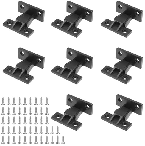 Duronge 8pcs Connecteurs d'armoire, Connecteurs de meubles, panneaux de suspension et composants de cadre, Connecteurs de serrage fréquemment suspendus