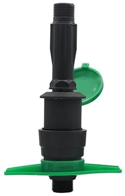 MULONGOR Válvula de Toma de Agua rápida de Rosca Externa de 1 Pulgada, Conector rápido de hidrante, acoplamientos adaptadores de riego for Agricultura y jardín, 1 ud.
