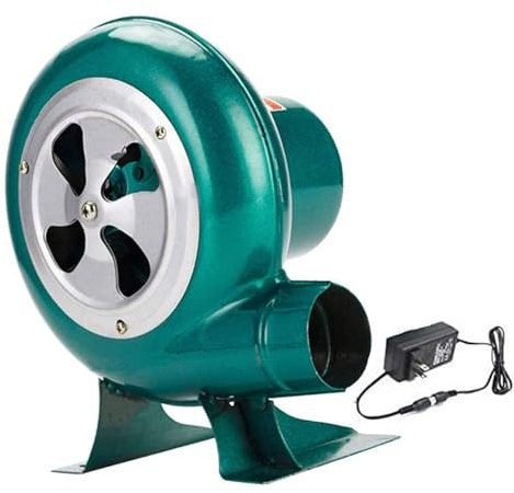 Soplador De Barbacoa - Soplador De Aire Eléctrico Centrífugo, Turbina Soplador De Castillos Hinchables, Parrilla del Encendedor del Carbón De La Fan(30W)