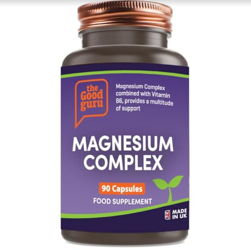 MagnesiumComplex kosttillskott, glutenfri, icke-GMO | 90 vegan, kapslar