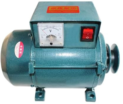 Generador AG sin escobillas, 3500 W/5000 W, 220 V, pequeño generador, motor de gasolina de alambre de cobre puro, imán permanente, correa sin escobillas, motor diésel, generador de iluminación, genera