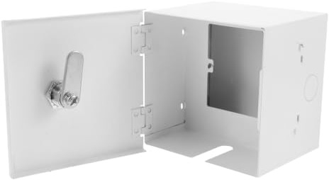 BESPORTBLE Lockable Outlet Cover with Waterproof Wall Switch Guard Secure 1-Gang Electrical Socket Protection Box for Home Office Outdoor Use