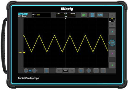 Oscilloscope tabletta Micsig Banda passante 100MHz Frequenza di campionamento 2GSa/s Profondità di memoria 220Mpts Canali analogici 4 (TO1004-Standard)