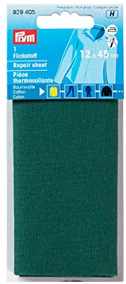 Prym 929405 Flickstoff CO (bügeln) 12 x 45 cm grün