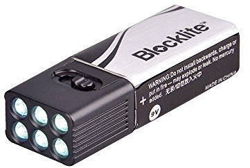 Lixada LED Flashlight Mini Flashlight Light Including 9 Volt Battery Flashlight Torch Flashlight
