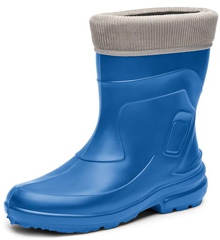 Ladeheid Botas de Agua Termicas en EVA Unisex Niños LA-800-2017 (Azul Marino/Gris, 41 EU)