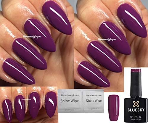 Bluesky Nail Gel Polish PURPLE VIBRANT Winter Bloom Autumn Winter Range UV LED Soak Off WR03 (Requires Drying under LED/UV Lamp)