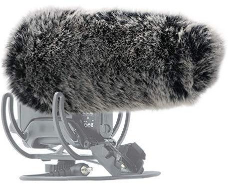 SUNMON Mic Furry Windscreen, VMP+ Windshield Compatible with Rode VideoMic Pro+ Plus Camera Microphone