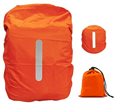 Housse de Sac à Dos imperméable et réfléchissante, Housse de Sac à Dos 15L-50L avec Sac de Rangement, Housse de Sac à Dos imperméable pour la randonnée, Le Camping, Le Voyage et Le Cyclisme