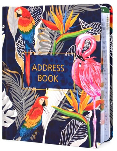 Joejis A5 Adressbuch - Telefonbuch Klein, Telefonbuch Mit Register - 100gsm Holzfreies Papier - In Farbe