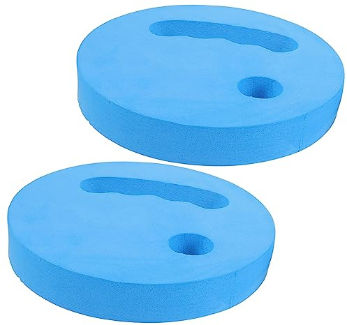 VANZACK Schwimmbrett Erwachsene Schwimmhilfe Trainingshilfe Auftriebshilfe Rund Dunkelblau Verdicktes Schwimmbrett 1 Paar Schwimmplatte für Schwimmtraining Schwimmunterricht Kinder und Erwachsene
