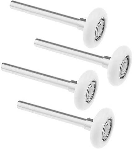 Be In Your Mind Elektrische Rollenrolle mit 6200ZZ Kugellager, Nylon, Garagentorrollen, Ersatz, 46 mm Durchmesser, 4 Stück