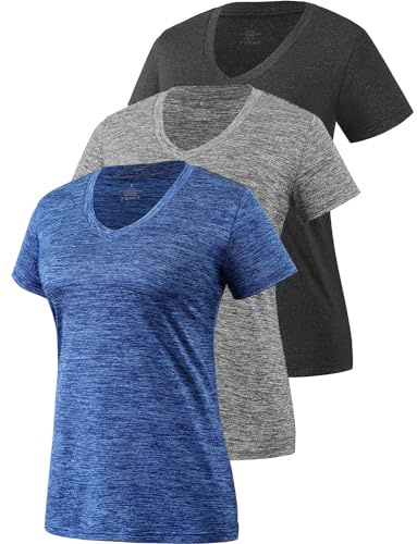 Star Vibe 3 Stücke Sport Shirts Für Damen Fitness Yoga Tshirt Damen Atmungsaktive Women's Activewear Yoga Kurzarm