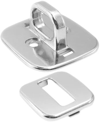 BELLIFFY 1 Set Laptop Lock Self-adhesive Security Plate Desk Mount Anchor for Cable Locks Security Plate for Cables Desk Mount Anchor for Laptop Security Anchor Base Plate Silver Zinc Alloy