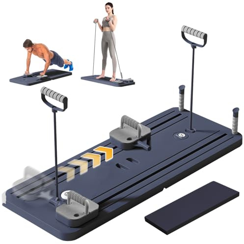 Professional Full-Body Pilates Reformer Board with Auto Rebound - Enhance Core & Ab Strength - Perfect for Men, Women, Home, & Gym Settings